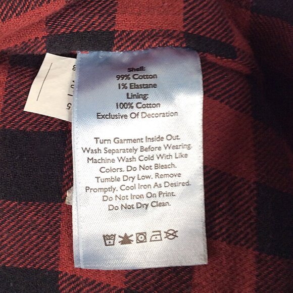 NWT Eddie Bauer Boyfriend Midrise Slim Flannel Lined Jeans Womens Plus Size 18W - Picture 9 of 9